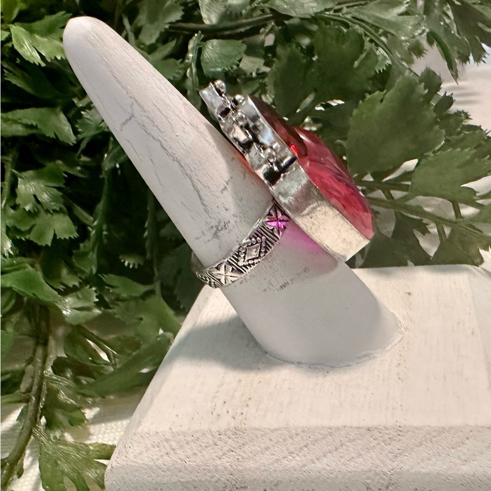 Ruby In 925ss Ring - image 4